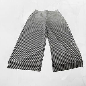 Striped Black and White UCHUU  Pants